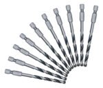 Juego De Mechas Acero Rapido Bosch Metal 5mm X 10 Unid Hexag