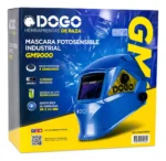 Mascara Fotosensible 4 Sensores Con Regulacion Dogo Premiun Azul Liso - Imagen 2