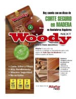 Disco Corte Aliafor Amoladora 230 Mm Madera Woody Dm-9 Rojo - Imagen 3