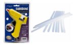 Pistola Encoladora Chica Suprabond Hx100 + 1 Kg De Barritas Amarillo