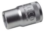 Bocallave Tubo Hexagonal 11mm Encastre De 1/2 Bahco Plateado