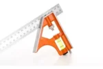 Escuadra Combinada 30cm C/ Nivel Y Regla Metal Hamilton Ec30 - Imagen 4