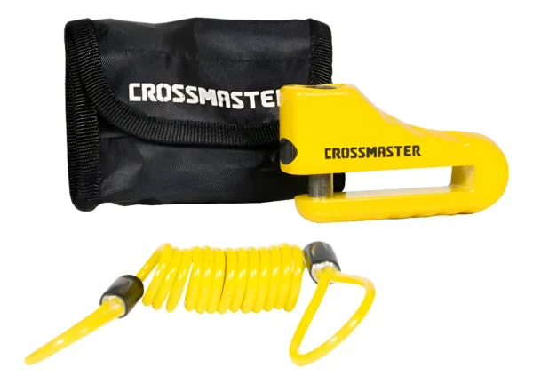 Candado Para Disco De Freno Moto Bici Crossmaster 9933410 Amarillo