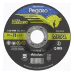 Disco Desbaste 115x6 Ctro Depr. Inox/metal Pegaso Aliafor 5u Negro - Imagen 2