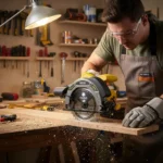 Sierra Circular 180mm Dogo 1450 Watts 7.1/4 Guia Laser Amarillo 50 - Imagen 3