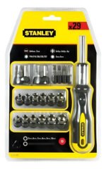 Set Stanley 29 Pz Puntas + Destornillador Stht54925-840