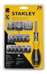 Set Stanley 29 Pz Puntas + Destornillador Stht54925-840 - Imagen 5