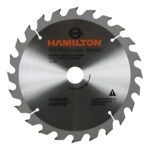 Disco Sierra Circular 24 Dientes 180mm 71/4 Hamilton Ss1824 Plateado - Imagen 2