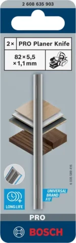 Juego De Cuchillas Reversibles Bosch Para Cepillo Electrico - Imagen 4