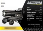 Calefactor Shimura 63kw 54000kcal/h Kerosene/diesel Sh-c215 - Imagen 3