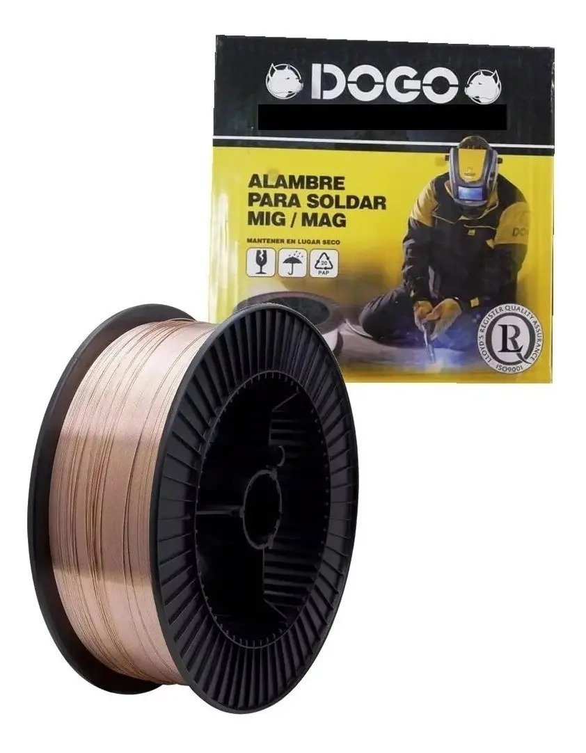 Alambre Mig Mig Soldar 0.8mm Rollo 5kg 70s-6 Dogo Dog25601 Alambre Mig Mig Soldar 0.8mm Rollo 5kg 70s-6 Dogo Dog25601 - Imagen 1