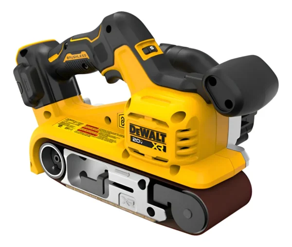 Lijadora De Banda Inalámbrica Dewalt Dcw220b 20v Sin Bateria Amarillo