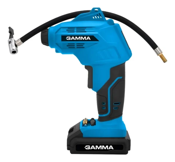 Inflador Compresor Inalambrico 20v Gamma G12429 Sin Bateria Celeste