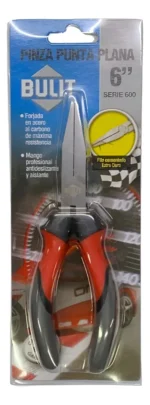 Pinza Punta Plana 6 150mm Bulit Serie 600 Mod: Pza S6 Pp 6