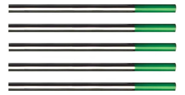 Electrodos De Tungsteno 1,6mm Unidad Punta Verde X 175mm Verde