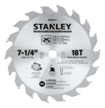 Disco Hoja De Sierra Circular 7-1/4 180mm Stanley Sta7717 Plateado