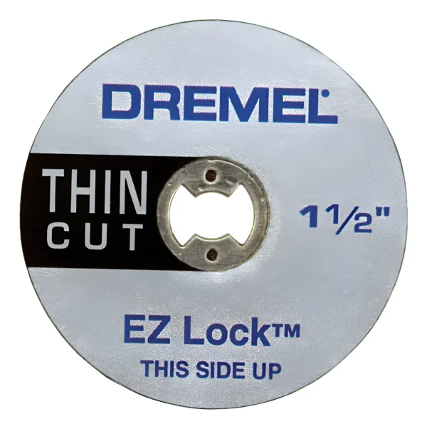 Discos De Corte Fino X5 Metal Dremel Ez Lock Ez409 De 1-1/2 Gris
