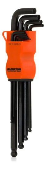 Set Llaves Allen Hexagonal Extra 9pcs Pulgadas Hamilton Lh40 - Imagen 2