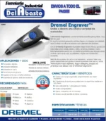 Lapiz Grabador Electrico Dremel 290lc Engraver Metal Vidrio 50 35 W - Imagen 3