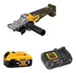Amoladora Dewalt 20v 125mm Dcg413fb + 1 Bateria Y Cargador Amarillo Y Negro