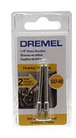 Cepillo De Bronce Para Limpieza Y Pulido Dremel 537 X 2 Unid - Imagen 2