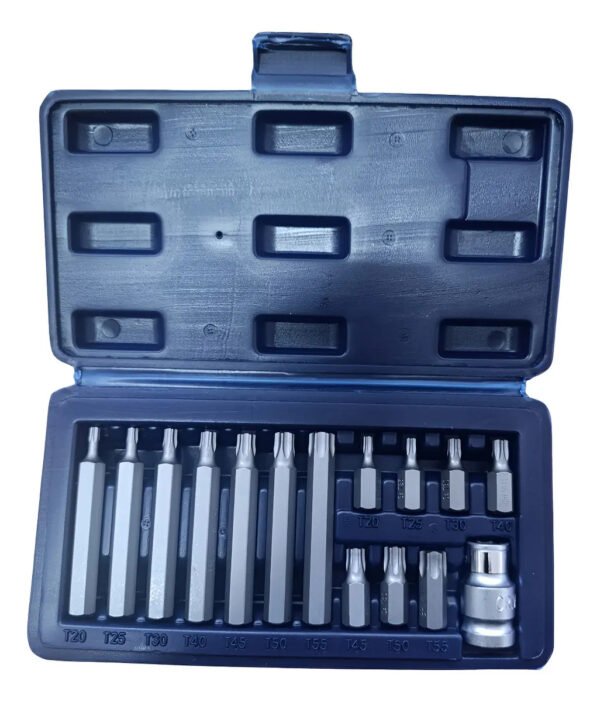 Set Juego De Puntas Bremen Torx 15 Piezas Profesional 8307