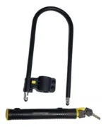 Candado De Seguridad Traba Tipo U 106 Mm Crossmaster 9933402 Negro - Imagen 3