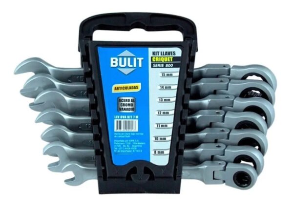 Set Kit Llaves Cricket Bulit 7 Piezas Serie 800 Llv 8va Kit