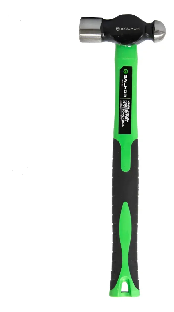 Martillo De Bola Bolita Chapista Cabo Fibra 450gr Salkor