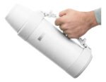 Termo Bremen De Acero Inoxidable 1.2 Lts Tapón Cebador Gris Blanco - Imagen 3