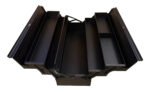 Caja De Herramientas Metálica 5 Compartimientos Negro 53x20 Negro
