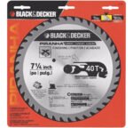 Hoja Disco Sierra Ingletadora 184mm 40d Black Decker 77-757 - Imagen 2