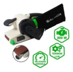 Lijadora De Banda 800w Vel Var 75x457 Salkor Pro Lbp4500 Blanco 50 Hz - Imagen 2