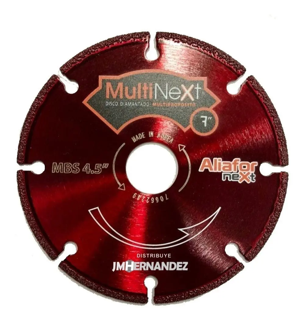 Disco Diamantado Aliafor Multi Next Multiproposito 180mm Mbs Disco Diamantado Aliafor Multi Next Multiproposito 180mm Mbs - Imagen 1