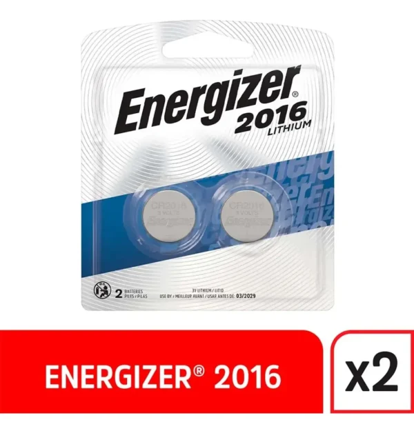 Pila Bateria 3v Cr2016 Litio Energizer Por 2 Unidad