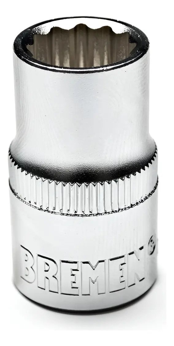 Bocallave Estriada Enc 1/2 X 1 Pulgada (25,4) Bremen 3494 Plateado