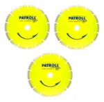 Disco Diamantado Segmentado Patroll Pys-7 Aliafor Pack X 3u Amarillo