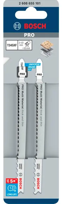Hoja De Calar T345xf Progressor For Wood + Metal X2u Bosch