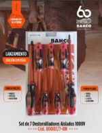 Set Destornilladores Bahco Aislados 1000volts 7 Pzas 800iec - Imagen 4