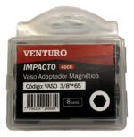 Set Adaptador Magnetico Impact Vaso 8pcs 3/8 X 65mm Venturo - Imagen 2