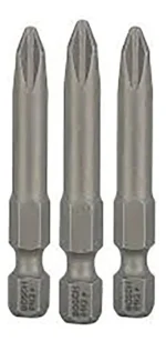 Puntas Philips Ph2 X 50mm P/atornillador X3 Bosch 2607001528 - Imagen 2