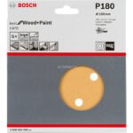 Set De 5 Lijas Para Lijadora Rotoorbital Bosch 150mm Grano 180 Con Abrojo Cod: 2608607838 - Imagen 2