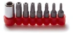 Juego De Puntas Torx Tamper 8 Piezas Enc. 1/4 Bremen 3000 Puntas Torx 1/4