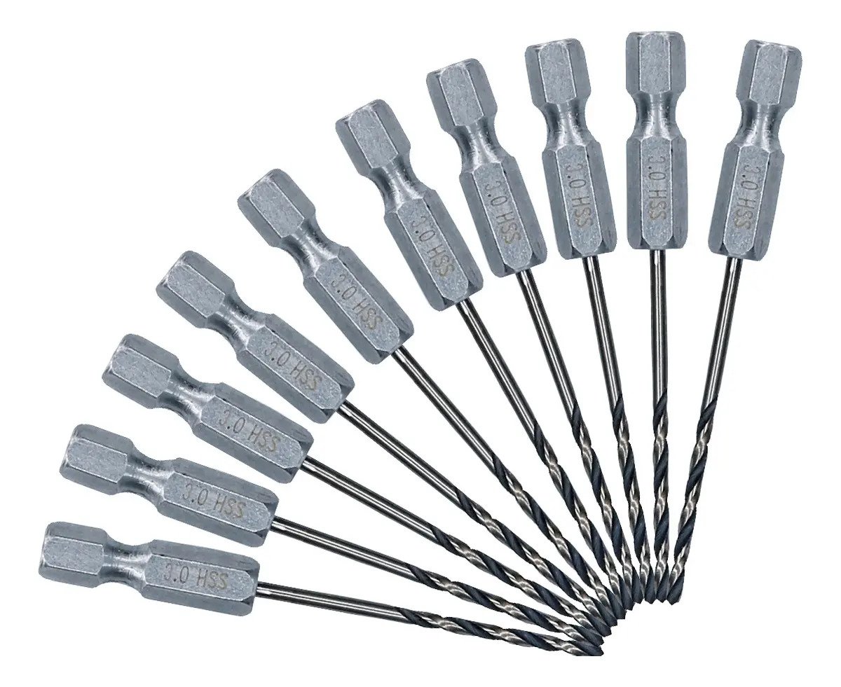 Juego De Mechas Acero Rapido Bosch Metal 3mm X 10 Unid Hexag Juego De Mechas Acero Rapido Bosch Metal 3mm X 10 Unid Hexag - Imagen 1