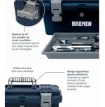 Caja De Herramientas Profesional 20 Pulgadas Bremen 8332 Azul Marino - Imagen 2