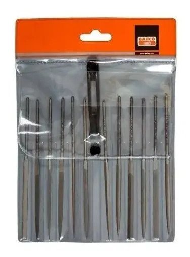 Juego De Lima Bahco 2-472-16-2-0 Matricero 16cm X 12 Pzas