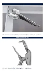 Pinza Fuerza Chapista Soldar Tipo U Bremen 9 PuLG 7807 - Imagen 4