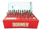 Juego Mechas Acero Rapido Punta Titanio Dormer Caja Set 43pz