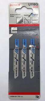 Hojas De Sierra Caladora X 3 Unid. Bosch U118g Para Metal Sierra Caladoras - Imagen 2