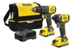 Taladro Sbd715 Atornillador Sbi810 Combo Stanley Sbdi461d2s Amarillo 50 - Imagen 5